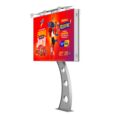 Einfache Installation IP65 wasserdicht p6 8000nits Stahl Werbung Digitalbildschirm LED Videowand
