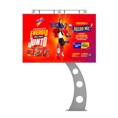 Einfache Installation IP65 wasserdicht p6 8000nits Stahl Werbung Digitalbildschirm LED Videowand
