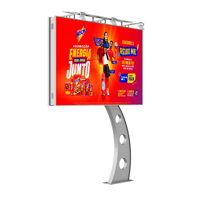 Einfache Installation IP65 wasserdicht p6 8000nits Stahl Werbung Digitalbildschirm LED Videowand