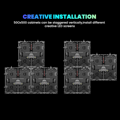 7680hz wasserdicht 500x500 in Vollfarbe p3.91 p1.56 P2.604 Panel Innen-Außenanzeige Wand Bühne Vermietung Led-Bildschirm