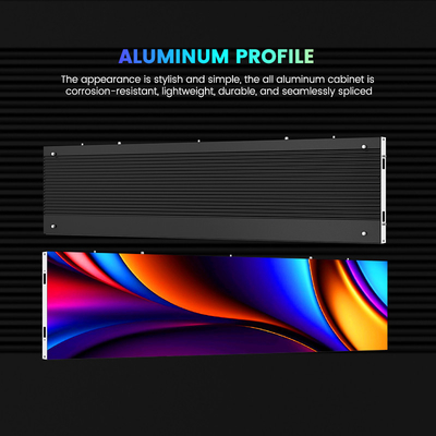 500x250/750x250/1000x250mm Aluminium-LED-Display - P1.56 P1.95 P2.5 P2.6 P2.9 P3.91 - Perfekt für Innenwerbung und Ausstellungen